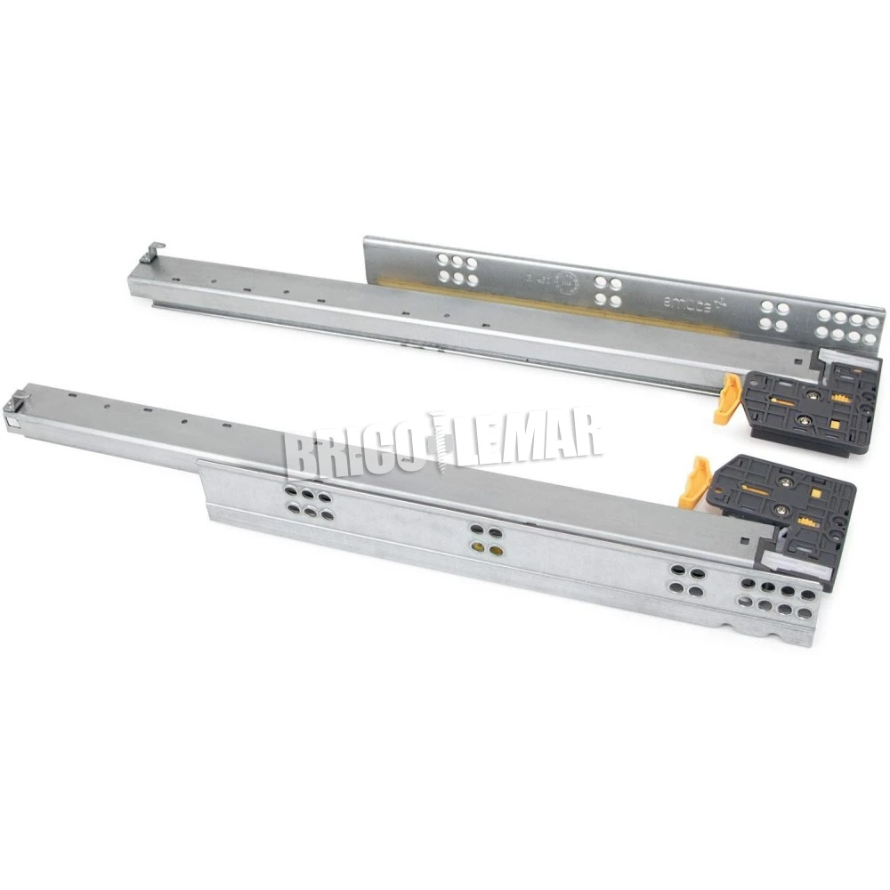 10 Juegos De Guías Para Cajones Silver De Extracción Total 490mm Acero Emuca 3 10 Juegos De Guías Para Cajones Silver De Extracción Total 490mm Acero Emuca