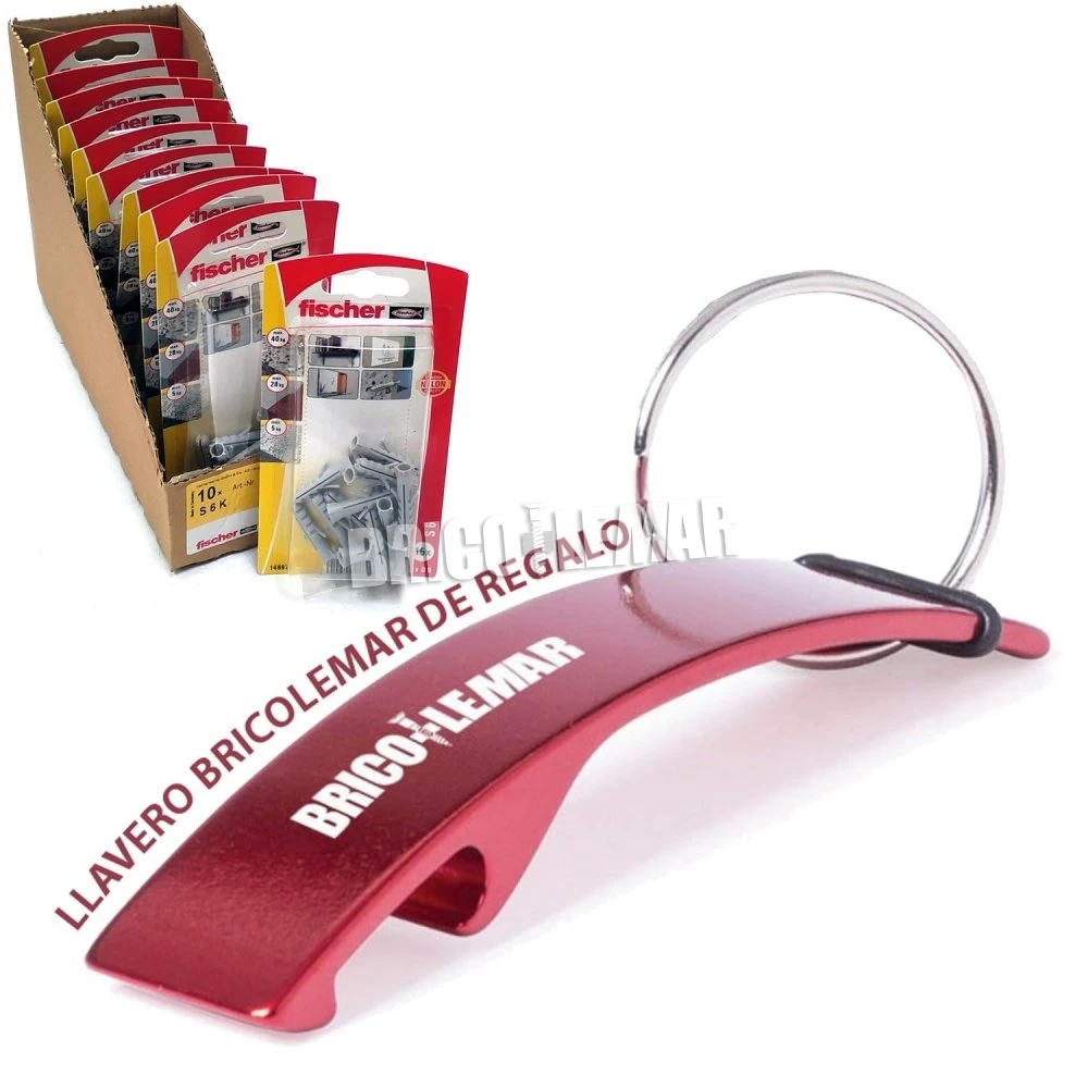 150 Tacos Fischer S 6mm - Caja 10 Blísteres De 15 Unidades 5 150 Tacos Fischer S 6mm - Caja 10 Blísteres De 15 Unidades - Imagen 3