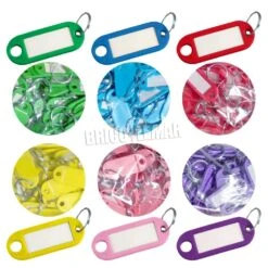 300 Llaveros Portaetiquetas 6 Colores 50 Unidades De Cada Color Cufesan