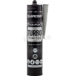 Adhesivo Fija+Plus Turbo Pegado 3 Segundos Gris 290ml Quiadsa