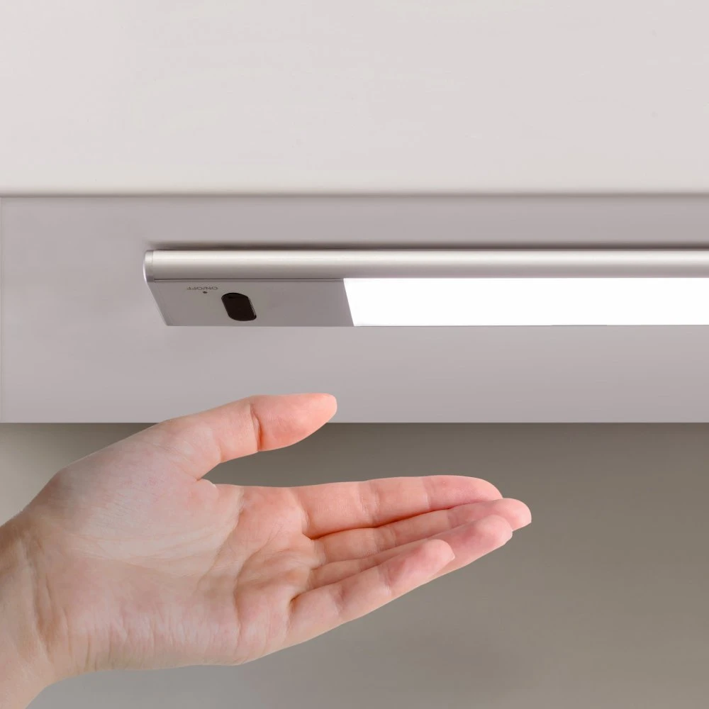 Aplique LED Recargable Por USB Kaus Con Sensor Táctil De Proximidad, L400mm, Plástico Y Aluminio, Anodizado Mate - Emuca 10 Aplique LED Recargable Por USB Kaus Con Sensor Táctil De Proximidad, L400mm, Plástico Y Aluminio, Anodizado Mate - Emuca - Imagen 8