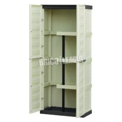 Armario De Polipropileno Línea Spazio AS03 Con Escobero 70x39x165cm Maiol