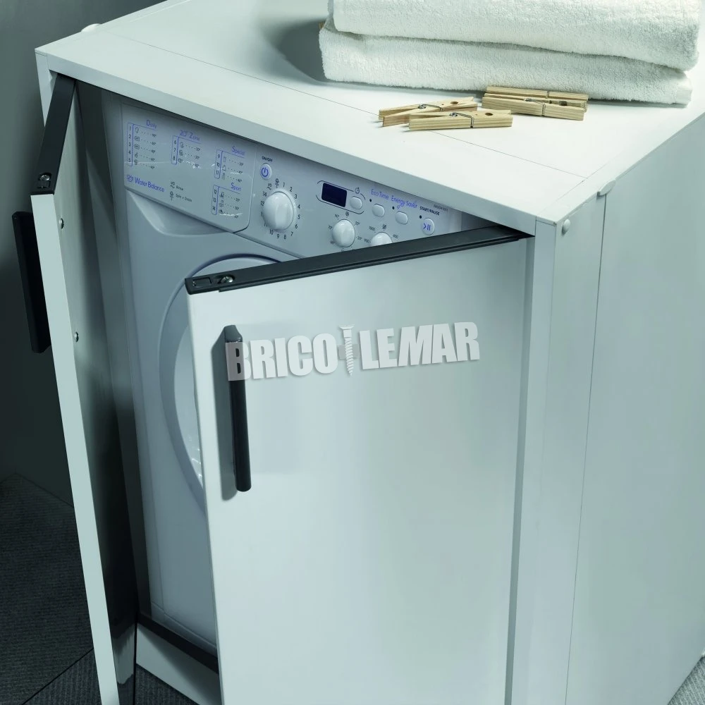 Armario De PVC Cubre Lavadora Con 2 Puertas 67x59x91cm Maiol 4 Armario De PVC Cubre Lavadora Con 2 Puertas 67x59x91cm Maiol - Imagen 2