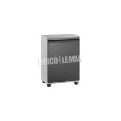 Armario De PVC Easy Roll AP04 Bajo Puerta Persiana Gris Oscuro 62,5x35x90,5cm Maiol