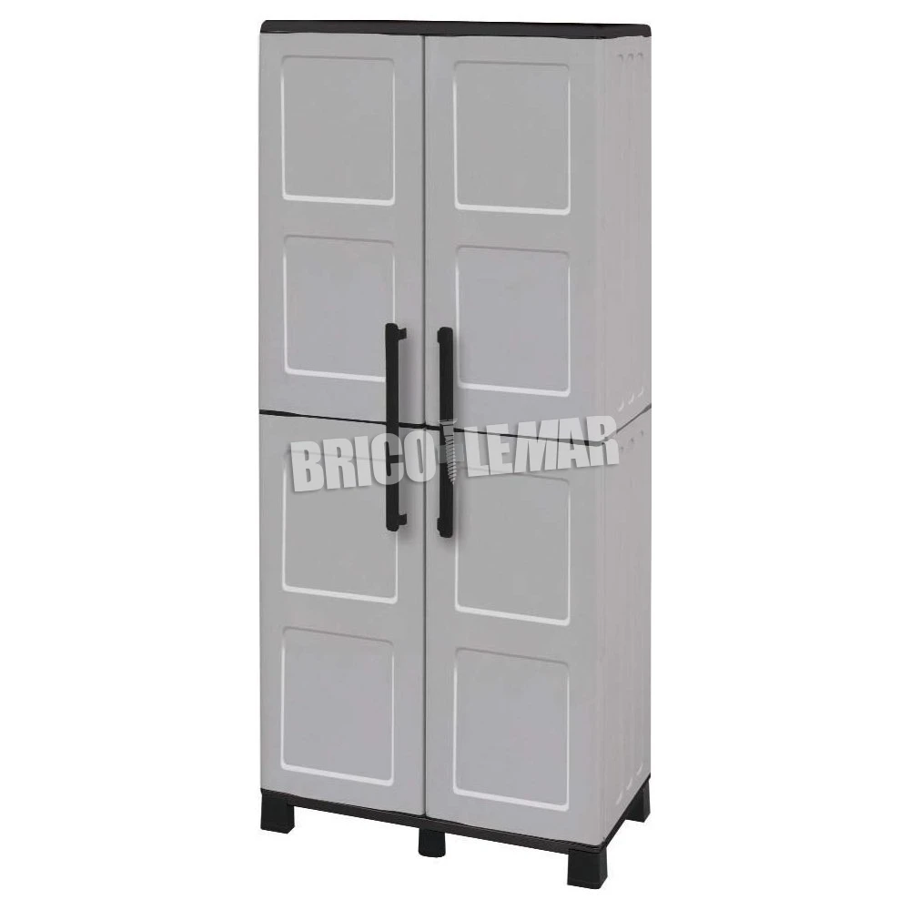 Armario De Resina 3 Estantes Línea Idea AI02 Puertas Abatibles 68x37x169cm Maiol 4 Armario De Resina 3 Estantes Línea Idea AI02 Puertas Abatibles 68x37x169cm Maiol - Imagen 2