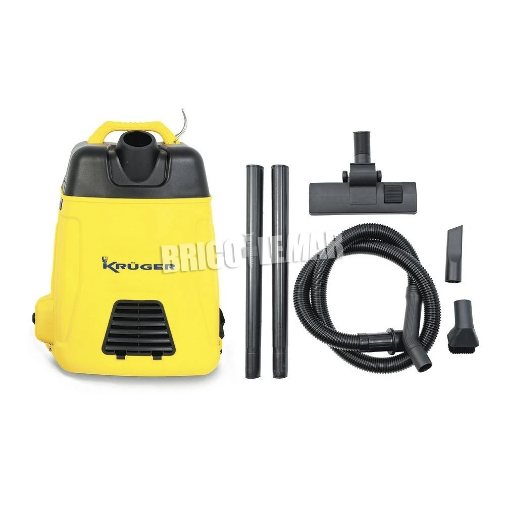 Aspirador Para Polvo Tipo Mochila 1.250W 230V 6L Krüger KRA6M 4 Aspirador Para Polvo Tipo Mochila 1.250W 230V 6L Krüger KRA6M - Imagen 2