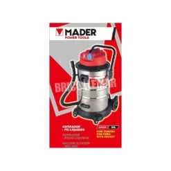 Aspirador Para Polvo Y Líquidos INOX 1400W 50L Mader -Brico Lemar Comercio aspirador para polvo y liquidos inox 1400w 50l mader 4
