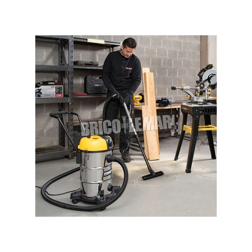 Aspirador Seco-húmedo 1200W 30L PowerPlus POWX3240 8 Aspirador Seco-húmedo 1200W 30L PowerPlus POWX3240 - Imagen 6