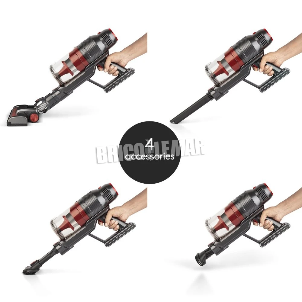 Aspiradora Sin Cable Potente De Escoba Y Mano Sin Bolsa 220W H.Koenig UPX18 4 Aspiradora Sin Cable Potente De Escoba Y Mano Sin Bolsa 220W H.Koenig UPX18 - Imagen 2