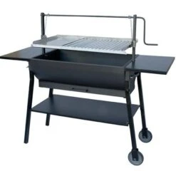 Barbacoa Curva Con Cadenas Y Ruedas 800 33718 Flores Cortés