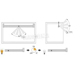 Barra Para Armario Regulable 408-558mm Con Luz LED Blanca Natural Aluminio Moka Emuca -Brico Lemar Comercio barra para armario regulable 408 558mm con luz led blanca natural aluminio moka emuca 5