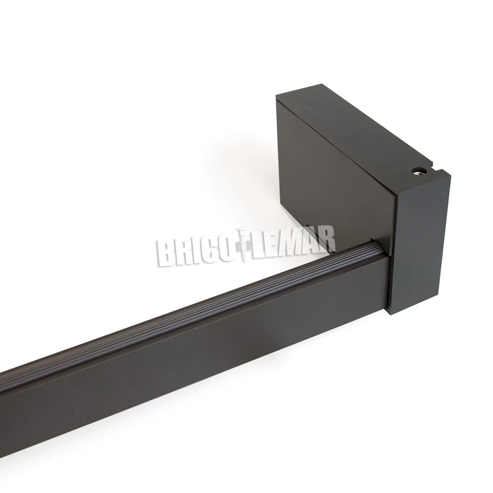 Barra Para Armario Regulable 858-1008mm Con Luz LED Blanca Natural Aluminio Moka Emuca 10 Barra Para Armario Regulable 858-1008mm Con Luz LED Blanca Natural Aluminio Moka Emuca - Imagen 8