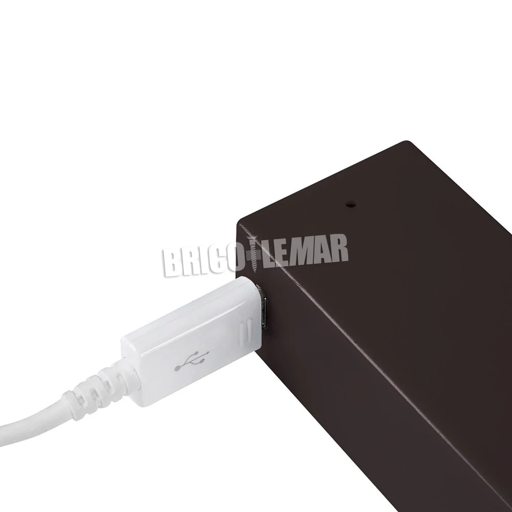 Barra Para Armario Regulable 858-1008mm Con Luz LED Blanca Natural Aluminio Moka Emuca 11 Barra Para Armario Regulable 858-1008mm Con Luz LED Blanca Natural Aluminio Moka Emuca - Imagen 9