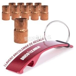 Bolsa De 10 Piezas De Reducción De Tubo De 22 A 18mm Cobre Vemasa -Brico Lemar Comercio bolsa de 10 piezas de reduccion de tubo de 22 a 18mm cobre vemasa 2