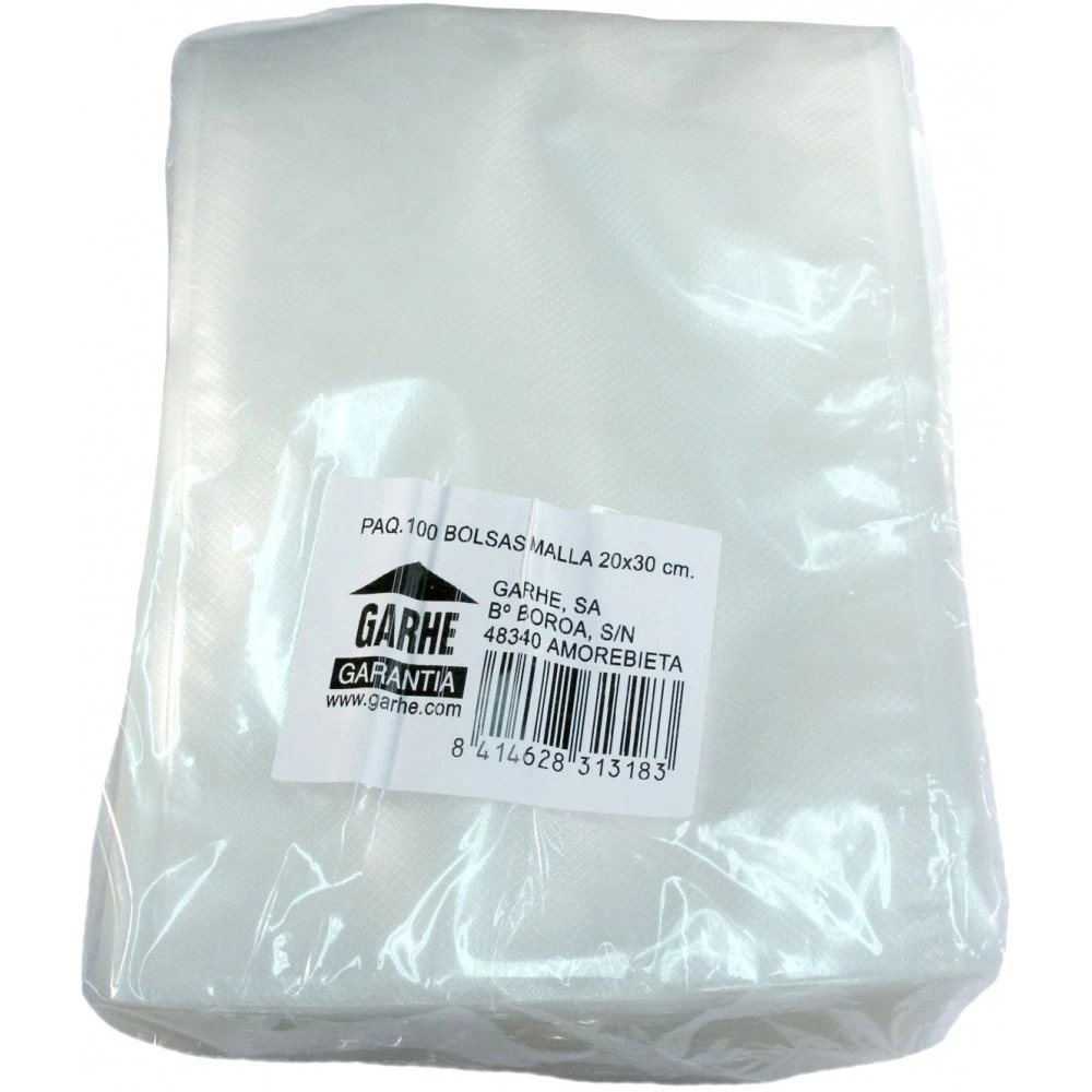 Bolsas De Envasado Malla 20x30cm Paquete 100 Unidades Garhe 3 Bolsas De Envasado Malla 20x30cm Paquete 100 Unidades Garhe