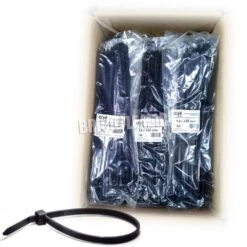 Brida Nylon Dentada 450x7.6 Negra Caja De 25 Bolsas De 100 Unidades/bolsa Kabra