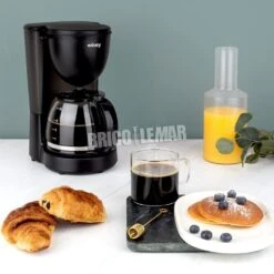 Cafetera De Goteo Programable 600W 1.25L Wëasy KF24 -Brico Lemar Comercio cafetera de goteo programable 600w 125l weasy kf24 3