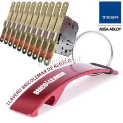 Caja De 10 Picaportes Unificado 134 U 5R HL Frente Redondo Latonado Tesa -Brico Lemar Comercio caja de 10 picaportes unificado 134 u 5r hl frente redondo latonado tesa 4