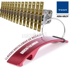 Caja De 14 Cerraduras Tesa 2004U 50 HL De Picaporte Unificado Frente Cuadrado Latonado -Brico Lemar Comercio caja de 14 cerraduras tesa 2004u 50 hl de picaporte unificado frente cuadrado latonado 4