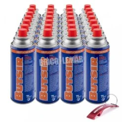 Caja De 28 Cartuchos De Válvula Gas Butano B-250 Butsir