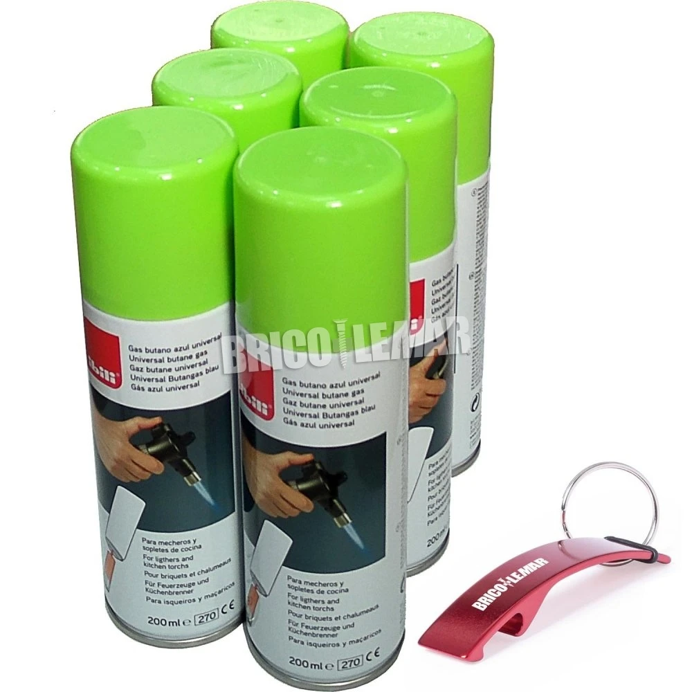 Caja De 6 Cartuchos De Gas Butano Azul Universal Ibili 3 Caja De 6 Cartuchos De Gas Butano Azul Universal Ibili