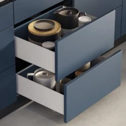 Cajón Exterior Simplex 25kg De Altura 122mm, Profundidad 490mm, Acero, Pintado Blanco - Emuca -Brico Lemar Comercio cajon exterior simplex 25kg de altura 122mm profundidad 490mm acero pintado blanco emuca 2