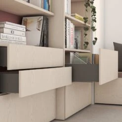 Cajón Exterior Vertex Con Regulación 3D De Altura 178mm, 40kg, Profundidad 400mm, Acero, Gris Antracita - Emuca -Brico Lemar Comercio cajon exterior vertex con regulacion 3d de altura 178mm 40kg profundidad 400mm acero gris antracita emuca 3