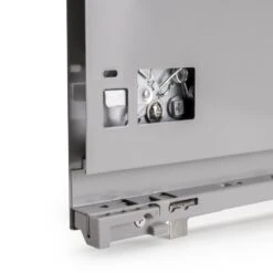 Cajón Exterior Vertex Con Regulación 3D De Altura 93mm, 40kg, Profundidad 450mm, Acero, Pintado Aluminio - Emuca -Brico Lemar Comercio cajon exterior vertex con regulacion 3d de altura 93mm 40kg profundidad 450mm acero pintado aluminio emuca 4