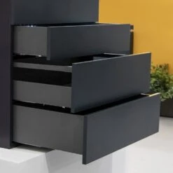 Cajón Exterior Vertex Push Sincro Con Regulación 3D De Altura 93mm, 40kg, Profundidad 350mm, Acero, Gris Antracita - Emuca 10 Cajón Exterior Vertex Push Sincro Con Regulación 3D De Altura 93mm, 40kg, Profundidad 350mm, Acero, Gris Antracita - Emuca -Brico Lemar Comercio cajon exterior vertex push sincro con regulacion 3d de altura 93mm 40kg profundidad 350mm acero gris antracita emuca 1