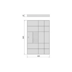 Cajón Organizador Para Armarios Quartz, 640mm (M80), Piel Ecológica Y Madera, Titanio - Emuca -Brico Lemar Comercio cajon organizador para armarios quartz 640mm m80 piel ecologica y madera titanio emuca 5
