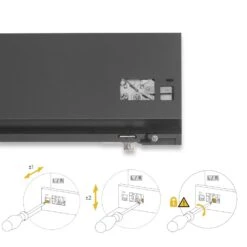 Cajón Protone 30kg Con Guías De Extracción Total Y Cierre Suave, 131mm, 300mm, Acero Gris Antracita - Emuca 11 Cajón Protone 30kg Con Guías De Extracción Total Y Cierre Suave, 131mm, 300mm, Acero Gris Antracita - Emuca -Brico Lemar Comercio cajon protone 30kg con guias de extraccion total y cierre suave 131mm 300mm acero gris antracita emuca 3