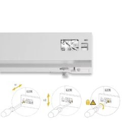 Cajón Protone 30kg Con Guías De Extracción Total Y Cierre Suave, 93mm, 500mm, Acero Blanco - Emuca -Brico Lemar Comercio cajon protone 30kg con guias de extraccion total y cierre suave 93mm 500mm acero blanco emuca 5