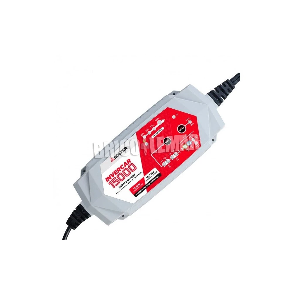 Cargador Inteligente De Baterías De 12/24V Solter INVERCAR 15000 3 Cargador Inteligente De Baterías De 12/24V Solter INVERCAR 15000