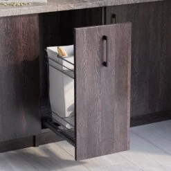 Carro Extraíble Con Cestas Y Panero Titane De Fijación Inferior Con Cierre Suave, Módulo 300mm, Acero, Gris Antracita - Emuca -Brico Lemar Comercio carro extraible con cestas y panero titane de fijacion inferior con cierre suave modulo 300mm acero gris antracita emuca 2