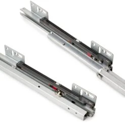 Carro Extraíble Supra De Fijación Inferior Con Cierre Suave, Módulo 300mm, Acero, Cromado - Emuca -Brico Lemar Comercio carro extraible supra de fijacion inferior con cierre suave modulo 300mm acero cromado emuca 3