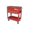 Carro Para Herramientas Metálico Con 3 Compartimentos Y Ruedas Mader