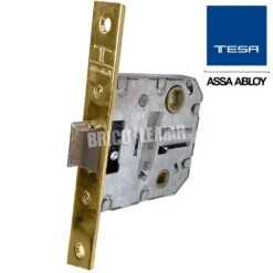 Cerradura De Picaporte Unificado Tesa 2004U 50 HL Frente Cuadrado Latonado Lote De 5 Unidades -Brico Lemar Comercio cerradura de picaporte unificado tesa 2004u 50 hl frente cuadrado latonado lote de 5 unidades 2