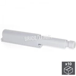 Cierre Push Para Puertas Plástico Gris 10 Unidades Emuca