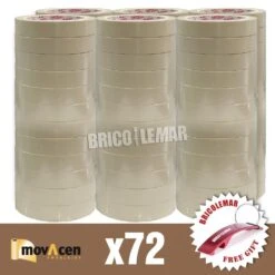 Cinta Krepp 24mmx45m Caja De 72 Rollos Movacen -Brico Lemar Comercio cinta krepp 24mmx45m caja de 72 rollos movacen 2