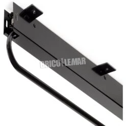 Colgador Extraíble Para Armario Gran Profundidad Self 800mm Acero Y Plástico Negro Emuca -Brico Lemar Comercio colgador extraible para armario gran profundidad self 800mm acero y plastico negro emuca 3