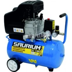 Compresor De Aire 24lts Saurium 1.5HP Mader