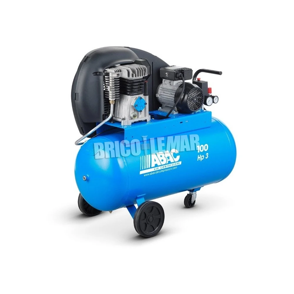 Compresor De Correas ABAC A29B-100 CM3 De 3HP 100 Litros 3 Compresor De Correas ABAC A29B-100 CM3 De 3HP 100 Litros