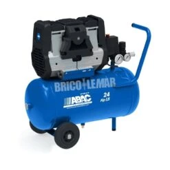 Compresor Silencioso Pole Position OS15P Sin Aceite 1,5HP 9bar 24L 195l/min Con Ruedas ABAC