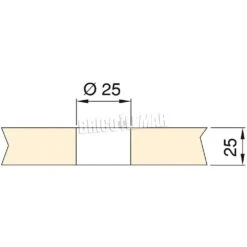 Conector Redondo Para Encastrar En El Mueble 2 Entradas USB Ø37mm Plástico Gris Metalizado Emuca -Brico Lemar Comercio conector redondo para encastrar en el mueble 2 entradas usb 37mm plastico gris metalizado emuca 4