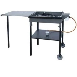 Conjunto Paellero Y Plancha Con Ruedas 33702 Flores Cortés