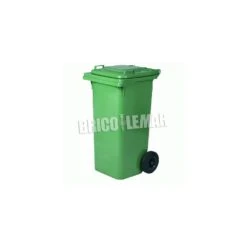 Contenedor 240 Litros Con Tapa Ruedas Verde 72x58x106cm CV240 Maiol