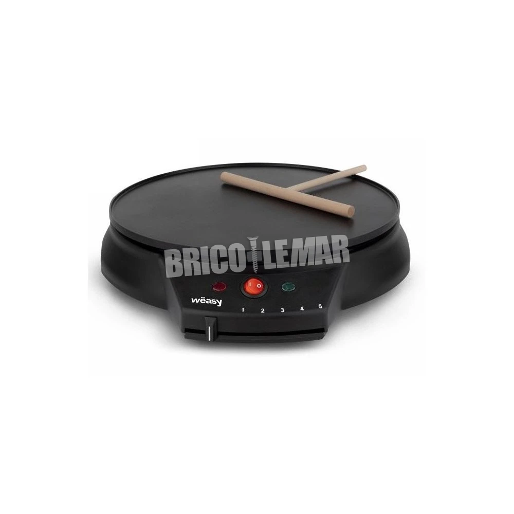 Crepera Eléctrica 1000W Ø30cm Wëasy GOO30 3 Crepera Eléctrica 1000W Ø30cm Wëasy GOO30