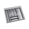 Cubertero Para Cajón De Cocina Universal Módulo 600mm Plástico Gris Emuca -Brico Lemar Comercio cubertero para cajon de cocina universal modulo 600mm plastico gris emuca