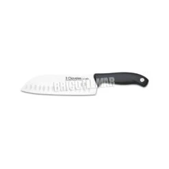 Cuchillo Santoku Alveolado 18cm Serie Evo Acero Inoxidable Mango Polipropileno 3 Claveles