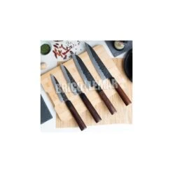 Cuchillo Verduras 13,5cm Serie Osaka Acero Inoxidable Mango Madera Granadillo Forjado 3 Claveles -Brico Lemar Comercio cuchillo verduras 135cm serie osaka acero inoxidable mango madera granadillo forjado 3 claveles 2